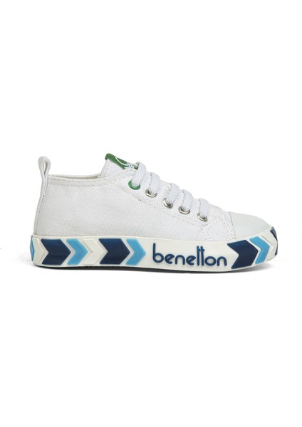 ® | BN-30643 - 3394 Beyaz Lacivert - Çocuk Spor Ayakkabı