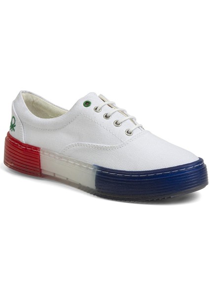 ® | BN-30696-3114 Beyaz Lacivert - Kadın Spor Ayakkabı