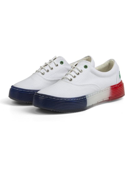® | BN-30696-3114 Beyaz Lacivert - Kadın Spor Ayakkabı