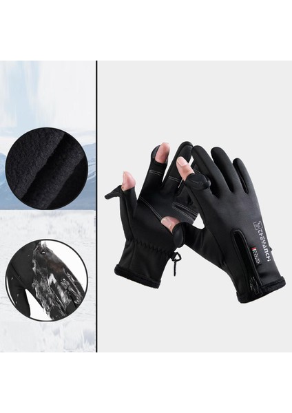Su Geçirmez Tam Avuç Açık Kayak Kış Eldiveni (Yurt Dışından) indirimleri