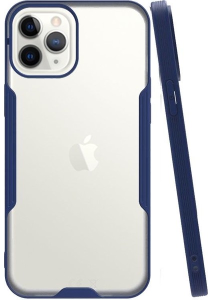 Apple iPhone 12 Pro Max Tam Korumalı Renkli Kenarlı Parfe Kılıf