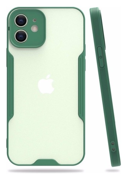 Apple iPhone 12 Mini Tam Korumalı Renkli Kenarlı Parfe Kılıf