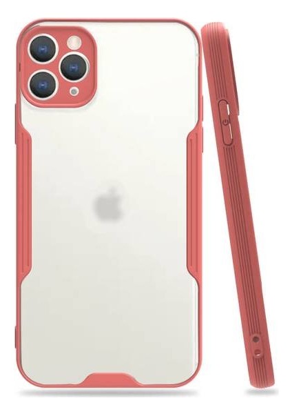 Apple iPhone 11 Pro Max Tam Korumalı Renkli Kenarlı Parfe Kılıf