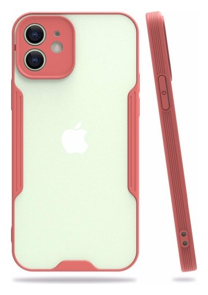Apple iPhone 12 Mini Tam Korumalı Renkli Kenarlı Parfe Kılıf