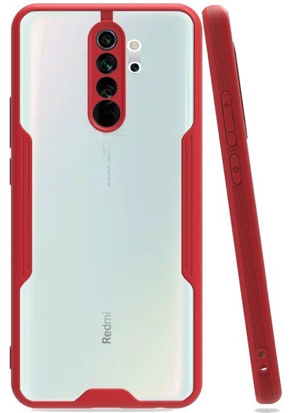 Xiaomi Redmi Note 8 Pro Tam Korumalı Renkli Kenarlı Parfe Kılıf