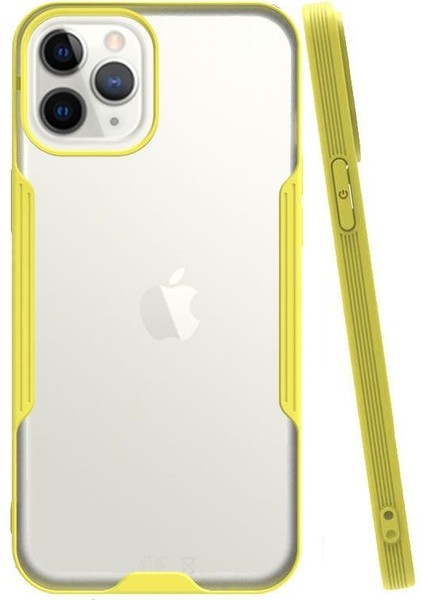 Apple iPhone 12 Pro Max Tam Korumalı Renkli Kenarlı Parfe Kılıf