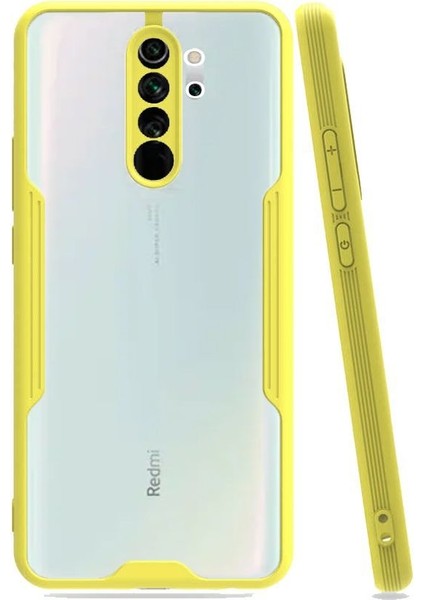 Xiaomi Redmi Note 8 Pro Tam Korumalı Renkli Kenarlı Parfe Kılıf