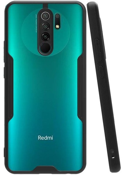 Xiaomi Redmi 9 Tam Korumalı Renkli Kenarlı Parfe Kılıf