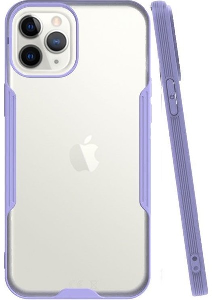 Apple iPhone 12 Pro Max Tam Korumalı Renkli Kenarlı Parfe Kılıf
