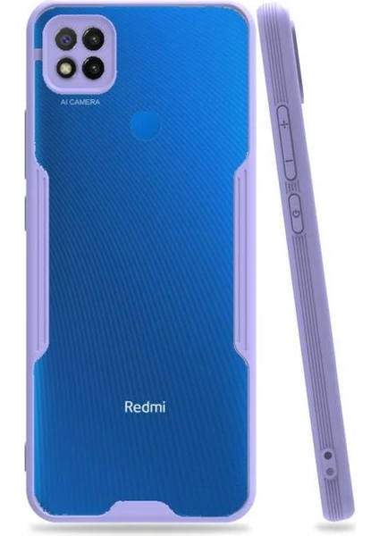 Xiaomi Redmi 9c Tam Korumalı Renkli Kenarlı Parfe Kılıf