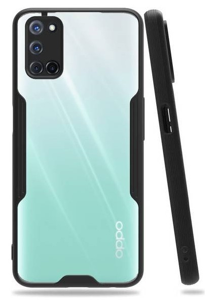 Oppo A72 Tam Korumalı Renkli Kenarlı Parfe Kılıf