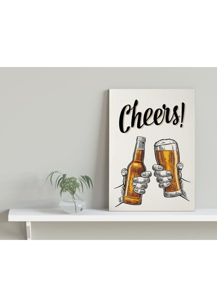 Home Cheers Tasarımlı Kanvas Tablo 30 x 50 cm - 1