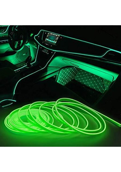 Araç Içi Torpido Ledi Şerit LED Ip LED Neon Yeşil 2 Metre fiyatları