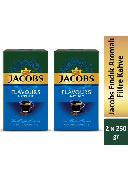 Fındık Aromalı Filtre Kahve 2 x 250 gr