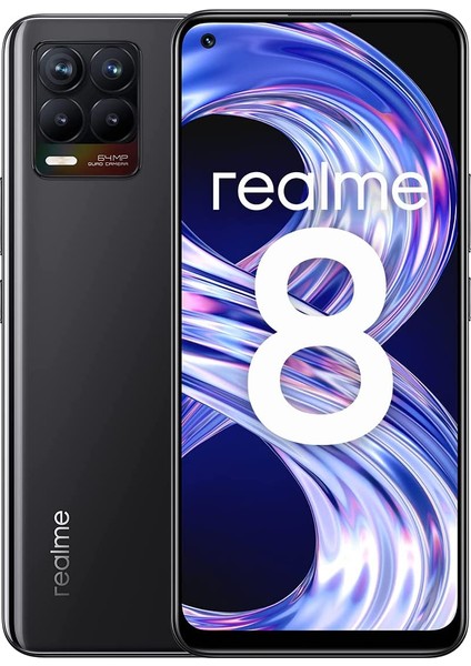 8 128 GB 6 GB Ram (Realme Türkiye Garantili) Siyah indirimleri