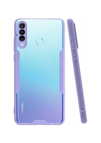 Huawei P30 Lite Tam Korumalı Renkli Kenarlı Parfe Kılıf