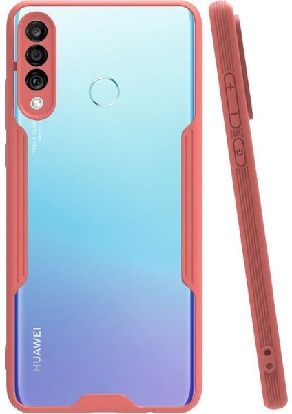 Huawei P30 Lite Tam Korumalı Renkli Kenarlı Parfe Kılıf