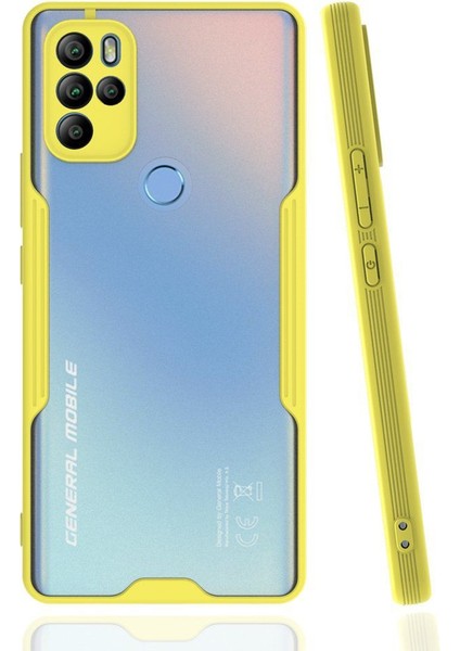 General Mobile Gm 21 Pro Tam Korumalı Renkli Kenarlı Parfe Kılıf