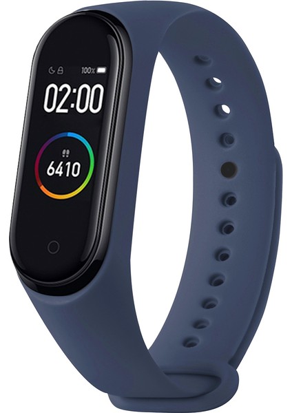 Xiaomi Mi Band 3 ve Mi Band 4 Uyumlu Yüksek Kalite Silikon Kordon