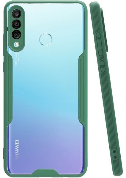 Huawei P30 Lite Tam Korumalı Renkli Kenarlı Parfe Kılıf