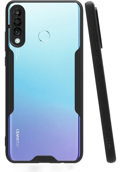 Huawei P30 Lite Tam Korumalı Renkli Kenarlı Parfe Kılıf