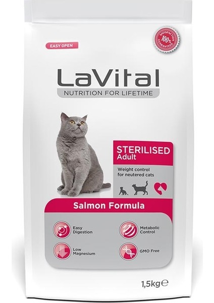 La Vital Lavıtal Cat Ad.sen.sal.1,5 kg