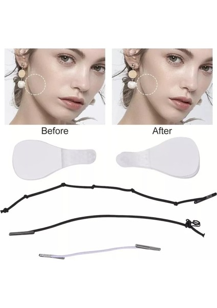 40 Adet Ipli Kaş Germe Bant Göz Boyun Germe Bandı modelleri
