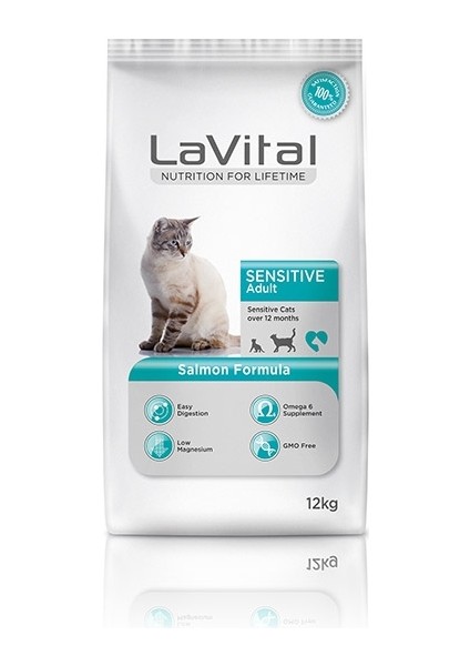 La Vital Lavıtal Sensetıve Adult Salmon Formula (12 Kg)