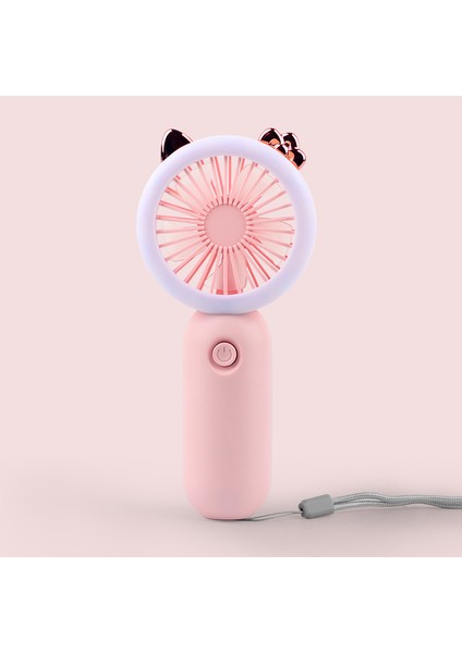 Mini USB Şarj Edilebilir Soğutma Fanı - Pembe (Yurt Dışından)