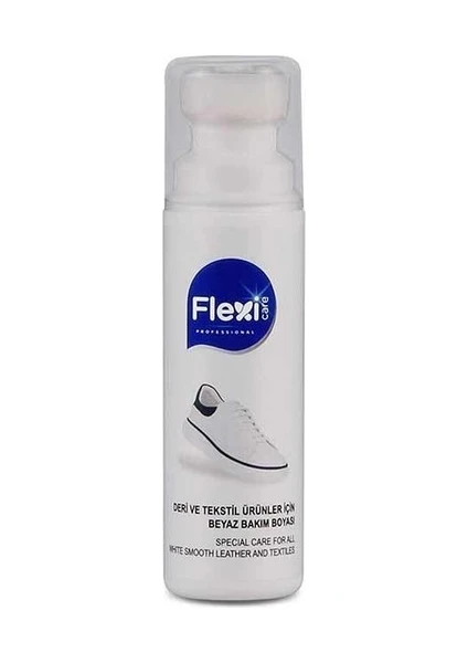 Flexi Care Beyaz Ayakkabı Boyası Spor Deri ve Kumaş Ayakkabı Yenileyici 75 Ml