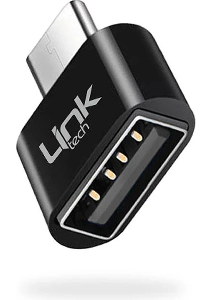 Linktech O192 USB - Type-C Dönüştürücü Otg Metal Adaptör