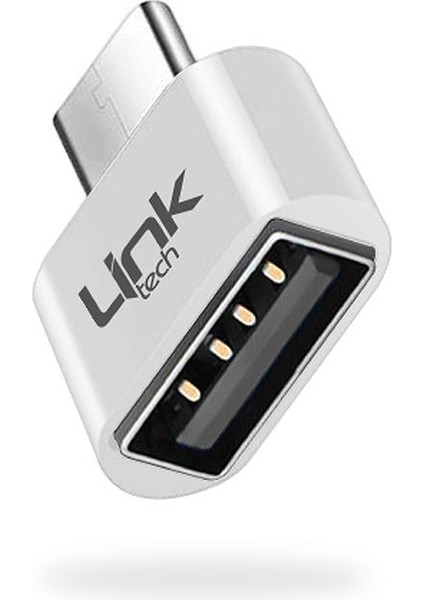 Linktech O192 USB - Type-C Dönüştürücü Otg Metal Adaptör