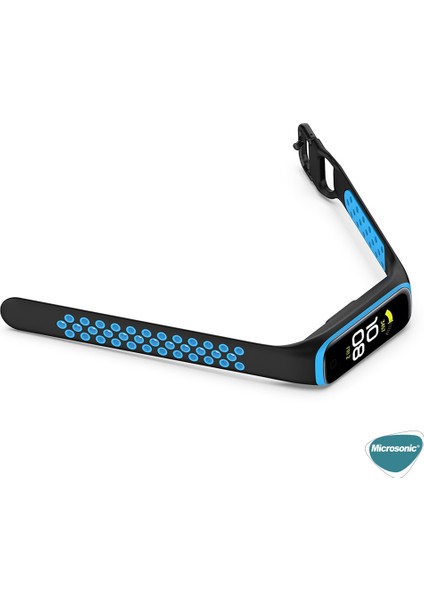 Samsung Galaxy Fit 2 R220 Rainbow Sport Band Kordon Siyah Mavi fiyatları