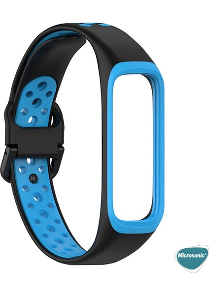 Samsung Galaxy Fit 2 R220 Rainbow Sport Band Kordon Siyah Mavi modelleri