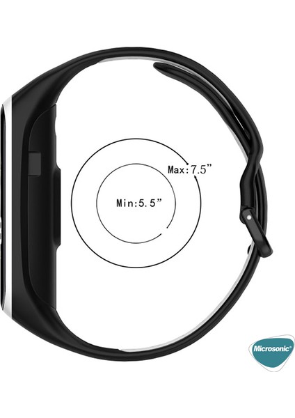 Samsung Galaxy Fit 2 R220 Rainbow Sport Band Kordon Siyah Mavi indirimleri