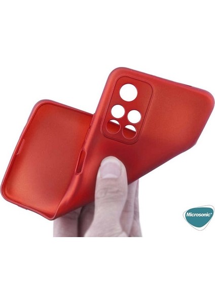 Matte Silicone Xiaomi Redmi Note 11T Kılıf Mor