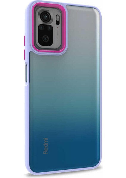 Xiaomi Redmi Note 10 Kılıf Bright Planet Lila