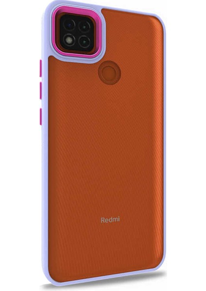 Xiaomi Redmi 9c Kılıf Bright Planet Lila