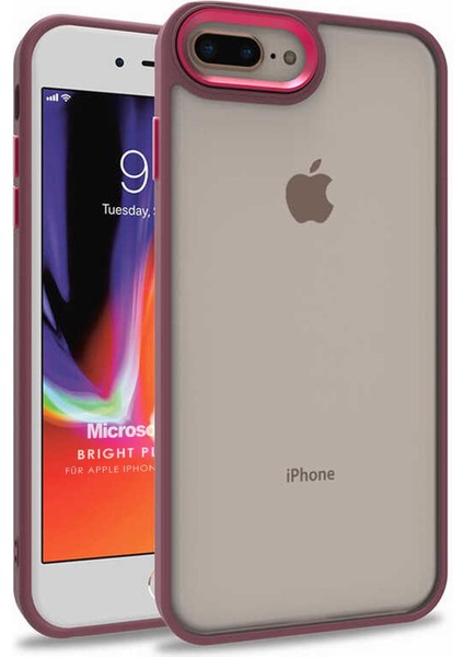 Apple iPhone 7 Plus Kılıf Bright Planet Kırmızı