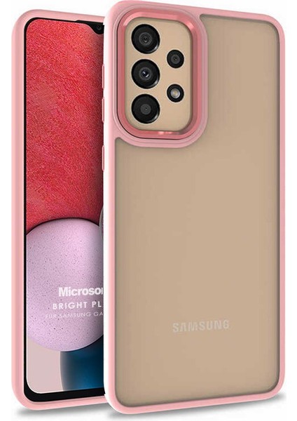 Samsung Galaxy A13 4g Kılıf Bright Planet Rose Gold