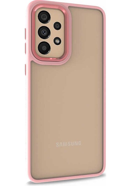Samsung Galaxy A13 4g Kılıf Bright Planet Rose Gold