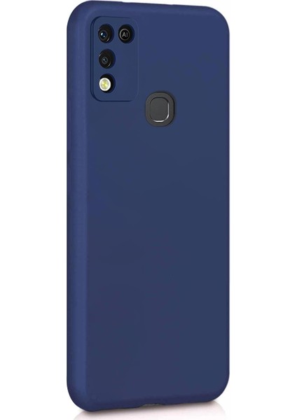 Matte Silicone Infinix Hot 10 Play Kılıf Lacivert