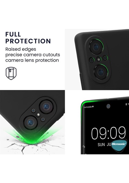 Matte Silicone Huawei Nova 9 Se Kılıf Mor