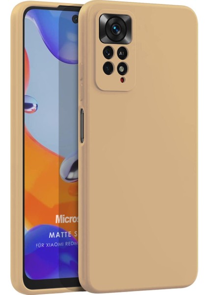 Matte Silicone Xiaomi Redmi Note 11 Pro 5g Kılıf Gold