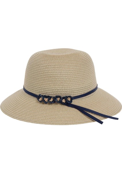 Çiçekli Kadın Hasır Şapka 1457 fiyatları
