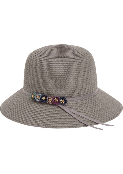 Çiçekli Kadın Hasır Şapka 1457 indirimleri