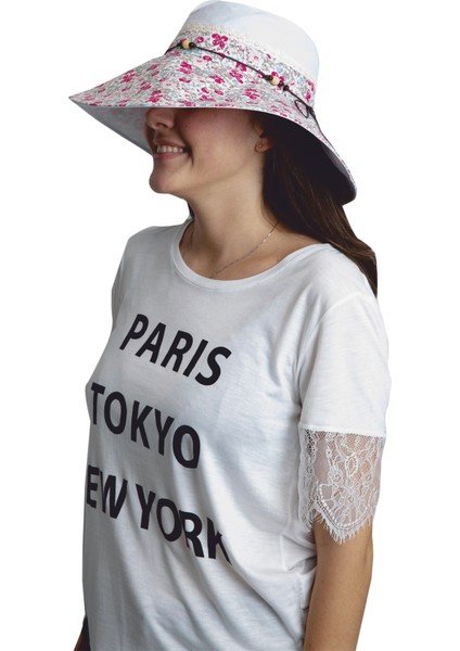 Fistolu Geniş Kenarlı Kadın Şapka 1317 fiyatları