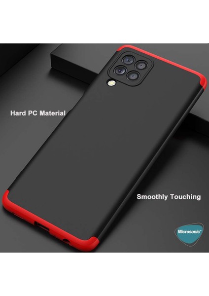 Samsung Galaxy M32 4g Kılıf Double Dip 360 Protective Siyah Mavi fırsatları