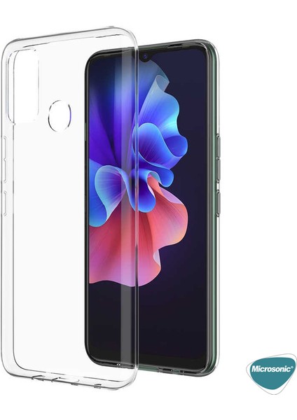 Tecno Spark 7t Kılıf Transparent Soft Şeffaf