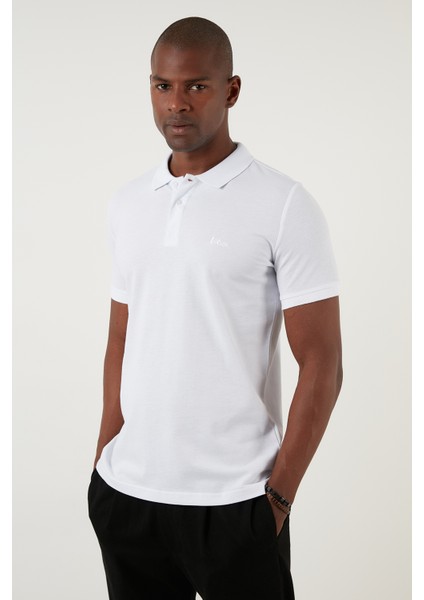 % 100 Pamuklu Slim Fit Düğmeli Polo T Shirt Erkek T Shirt 222 Lcm 242057 1101